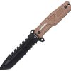 USMC Fixed Blade Tanto 6-inch Tan