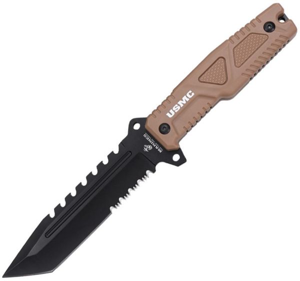USMC Fixed Blade Tanto 6-inch Tan