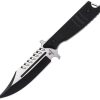 USMC Fixed Blade Black 5" 3Cr13 Stainless Tactical Knife