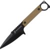 USMC Fixed Blade Tan Nylon Spear Point Knife