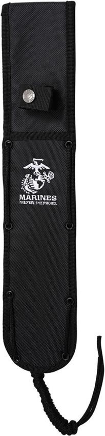 USMC Bowie Tan Fixed Blade Knife 10.38" Sawback 3Cr13MoV