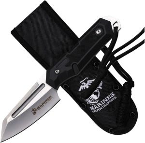 USMC Fixed Blade Black Reverse Tanto 3Cr13MoV