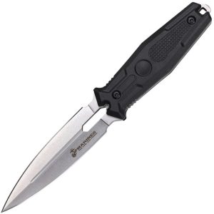 USMC Fixed Blade Black Double Edge Dagger 3Cr13MoV