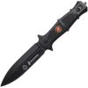 USMC Fixed Blade Black 5" 3Cr13MoV Stainless Tactical Knife