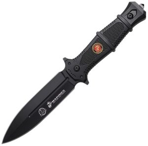 USMC Fixed Blade Black 5" 3Cr13MoV Stainless Tactical Knife