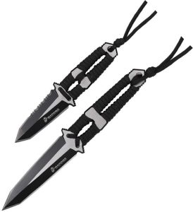 USMSET3001BK.jpg USMC Fixed Blade Set 3Cr13 Stainless Tanto Two-Tone Black