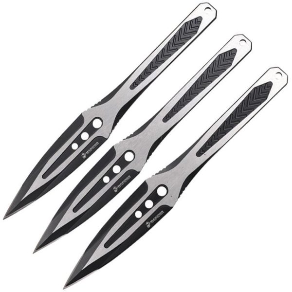 USMC Throwing Knife Set Black Three-Piece
