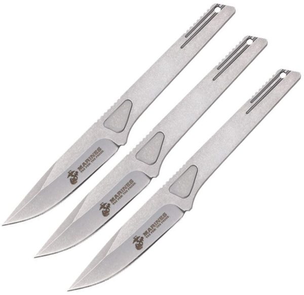 USMT3002SL.jpg USMC Throwing Knife Set SW Stonewash