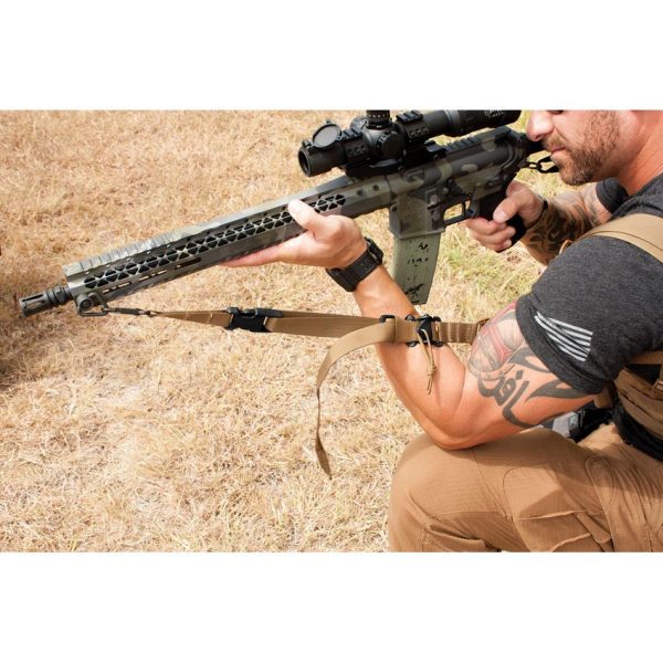 United States Tactical D2 2-to-1 Point Rapid Fit Sling Coyote