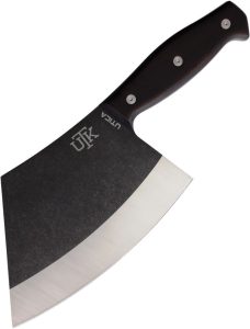 UTK11750.jpg Utica Homestead 1 Cleaver Fixed Blade 7.25" Stainless Wood Handle