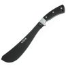 Utica Stealth I Machete 11.25" 1095HC Fixed Blade Black Micarta