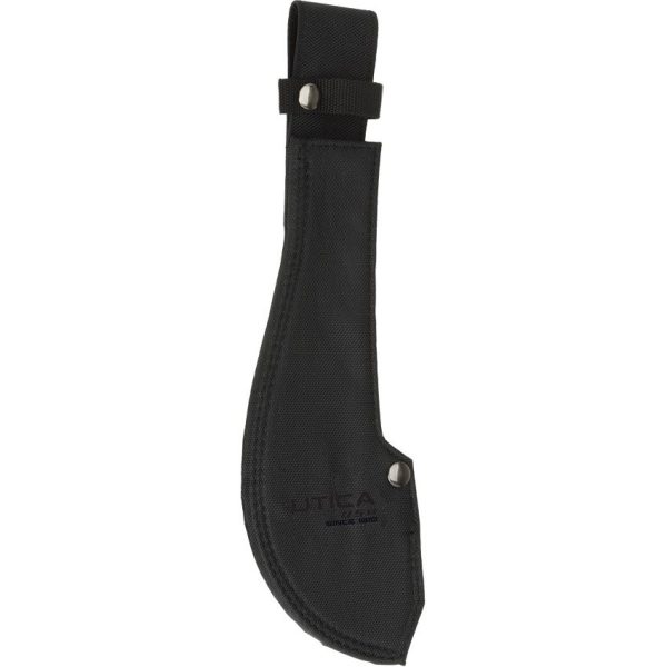 Utica Stealth I Machete 11.25" 1095HC Fixed Blade Black Micarta