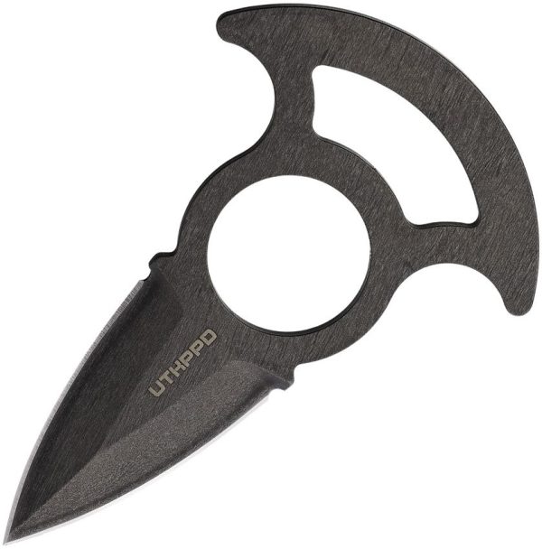 Utica Police Push Dagger 2" Stainless Fixed Blade Neck Knife