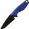 Utica Rescue III Fixed Blade Knife 8Cr13MoV Tanto Blue Handle