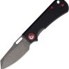 Utica Disruption I Linerlock Folding Knife Black G10 2.25"