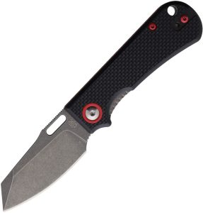 Utica Disruption I Linerlock Folding Knife Black G10 2.25"