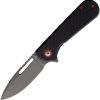 Utica Disruption III Linerlock Folding Knife Black G10 3" Blade