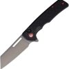 UTKE46.jpg Utica Disruption V Button Lock Folding Knife Black G10 3.25"