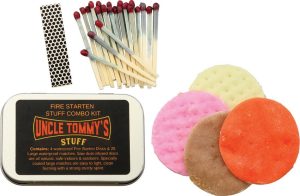 Uncle Tommy's Stuff Fire Starter Combo Kit - Waterproof