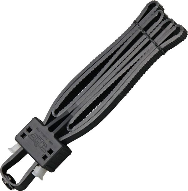 Uzi Disposable Flex Cuffs Black
