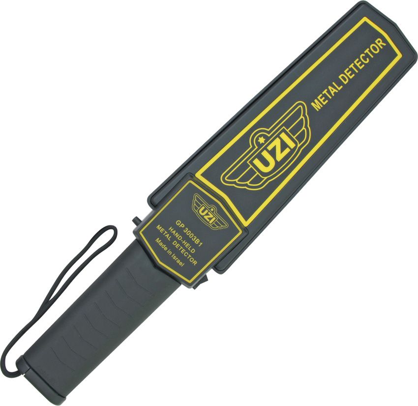 Uzi Hand Held Metal Detector Wand 16.25" with Sure-Grip Handle
