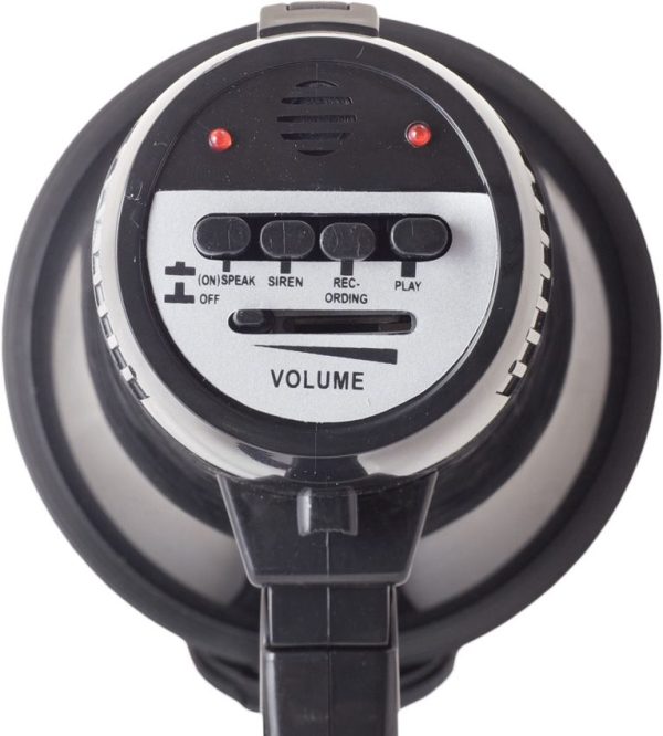 UZIMP204R_add_01.jpg Uzi Megaphone 15 Watt Black - Siren & Recording