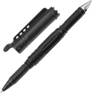 UZITP20BK.jpg Uzi Tactical Pen Crown Bezel - Black Titanium Coated