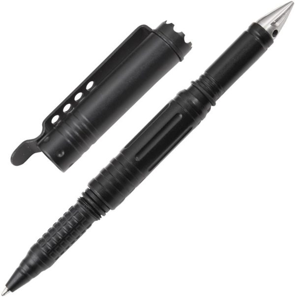 Uzi Tactical Pen Crown Bezel - Black Titanium Coated