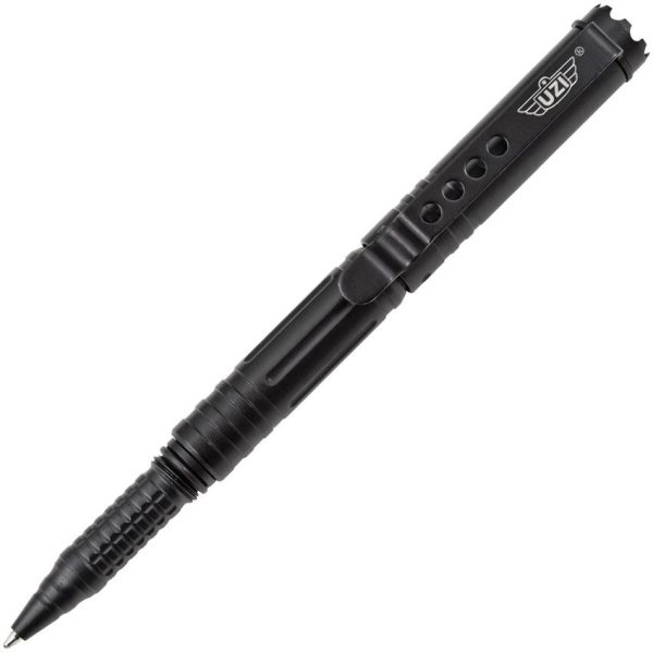 Uzi Tactical Pen Crown Bezel - Black Titanium Coated