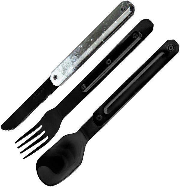 Akinod 12H34 Magnetic Cutlery Set Cosmos - Transparent