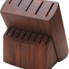 Bear & Son Walnut Storage Block with 13 Slots for Cutlery Set