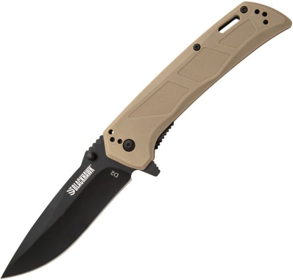 Blackhawk Bunker Buster 4.25" Linerlock Folding Knife Tan