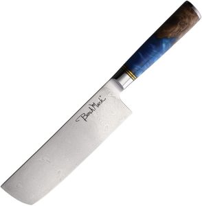 BMK123.jpg Benchmark Chopper Japanese Damascus 7 Inch Blade