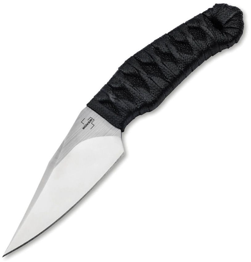 Boker Plus 302 Fixed Blade Knife 3.38" Nitro V w/ Sheath