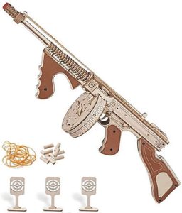 Wood Puzzle Tommy Gun