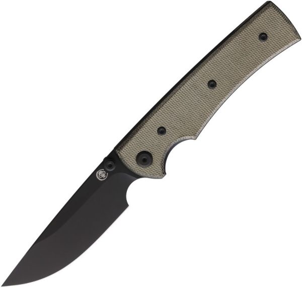 Chaves Knives Liberation 229 Linerlock Folding Knife Green Micarta 3.5"