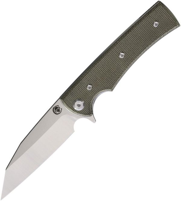 Chaves Sangre Street Folding Knife 3.25" Elmax Linerlock Green