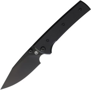 Chaves Knives Scapegoat 229 Linerlock Folding Knife 3.5" Black