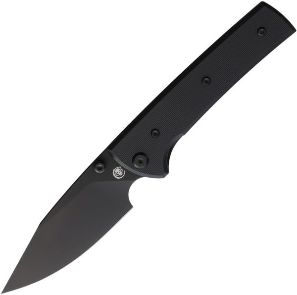 Chaves Knives Scapegoat 229 Linerlock Folding Knife 3.5" Black