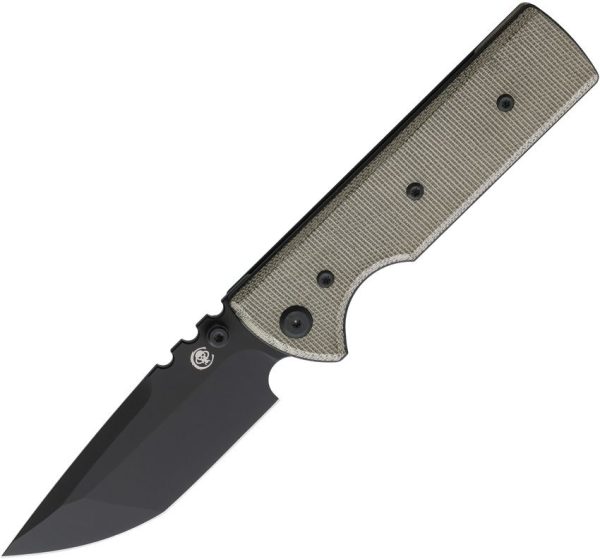 Chaves Knives NTAK Redencion Folding Knife 3.5" Elmax Linerlock Green