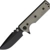 Chaves Knives TAK Redencion Linerlock Folding Knife Green Micarta