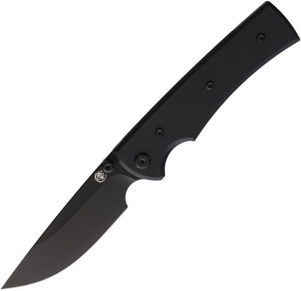 Chaves Knives Liberation 229 Linerlock Folding Knife 3.5" Black