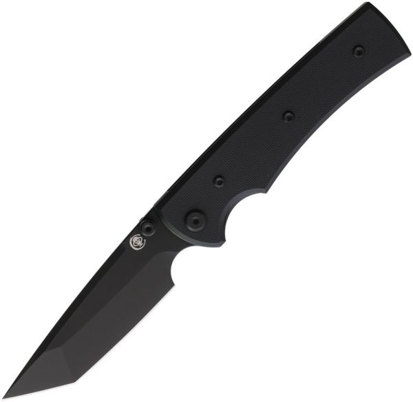 Chaves Knives Liberation 229 Linerlock Folding Knife Black G10 3.5" Elmax