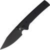 Chaves Knives Scapegoat 229 Linerlock Folding Knife 3.63" Black