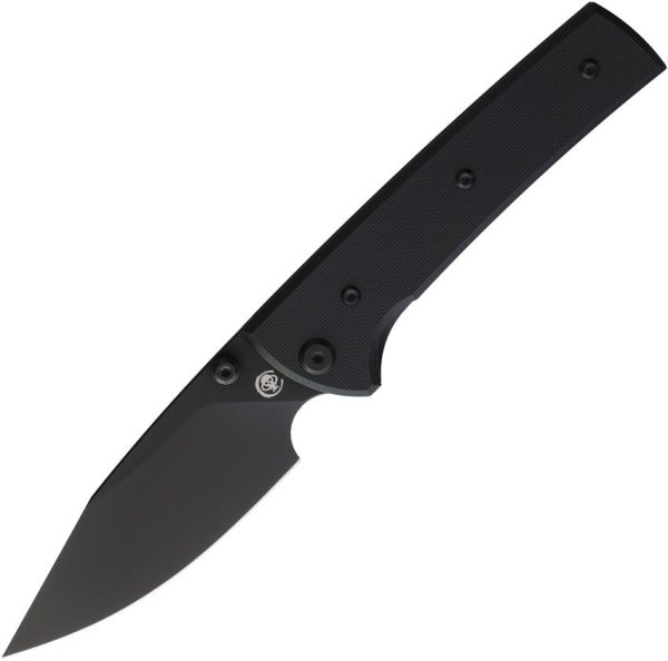Chaves Knives Scapegoat 229 Linerlock Folding Knife 3.63" Black