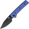 Chaves Knives Scapegoat Street Linerlock Folding Knife 3.38" Elmax Blue G10
