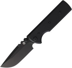 Chaves Knives NTAK Redencion 3.5" Black Elmax Linerlock Folding Knife
