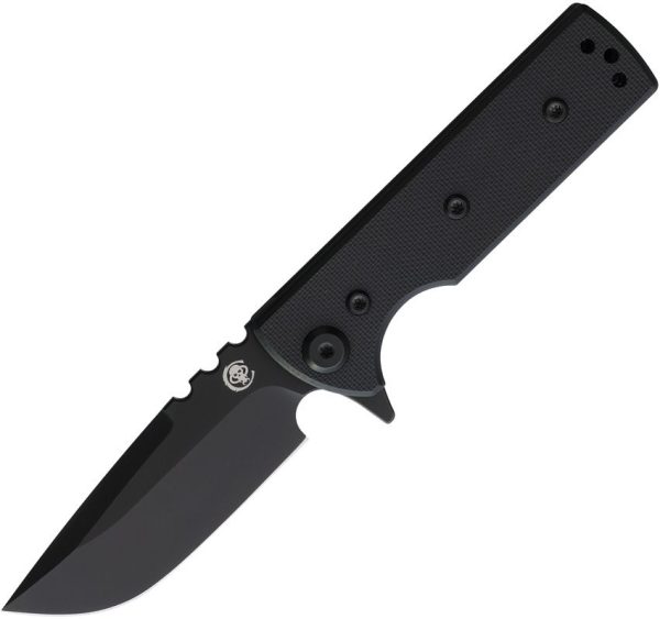 Chaves Knives TAK Redencion Linerlock 2.75" Black Elmax