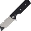 CHAV14512-1.jpg Chaves Knives C.H.U.B. Flipper Linerlock Black G10 Utility Blade