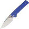 Chaves Scapegoat 229 Linerlock Folding Knife 3.63" Elmax Blade Blue G10
